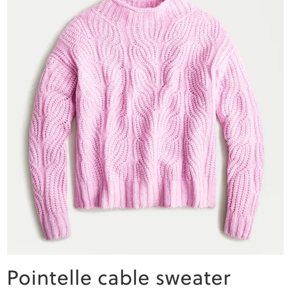 NWT J. Crew pointelle sweater.